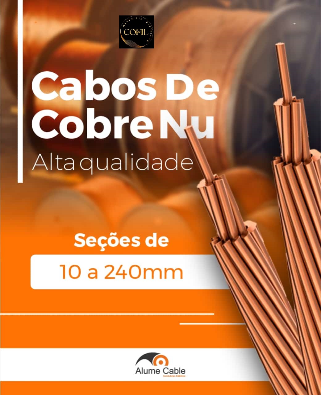 Fios e Cabos de Cobre Nu